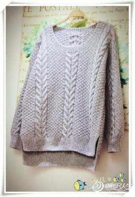 粗針織簡(jiǎn)潔復(fù)古麻花前.-編織人生移動(dòng)門(mén)戶